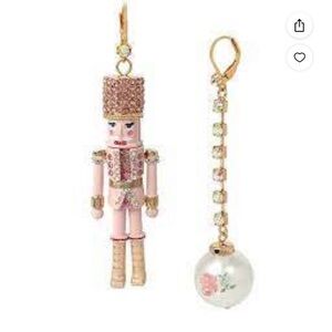 Betsey Johnson Nutcracker earrings